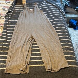Casual Tan Jumpsuit